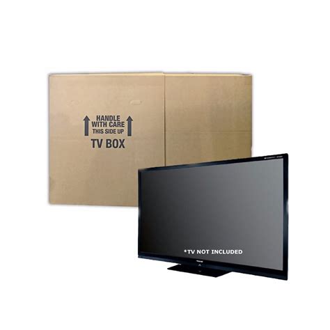 flat screen tv packing boxes